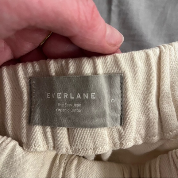 Everlane Womens The Easy Jean in Bone, Size 0 - Picture 9 of 15